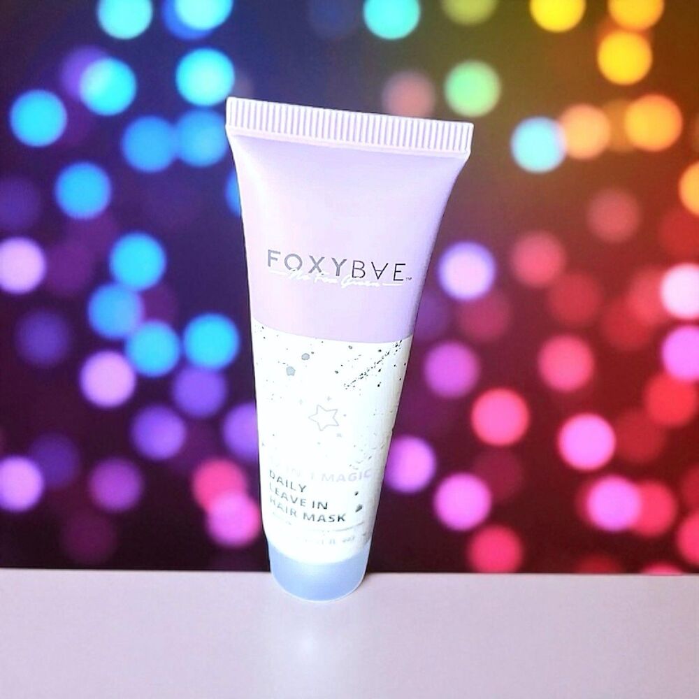 FOXYBAE 12-in-1 Daily Leave In Hair Mask Travel Size NWOB & Sealed 1 Fl Oz